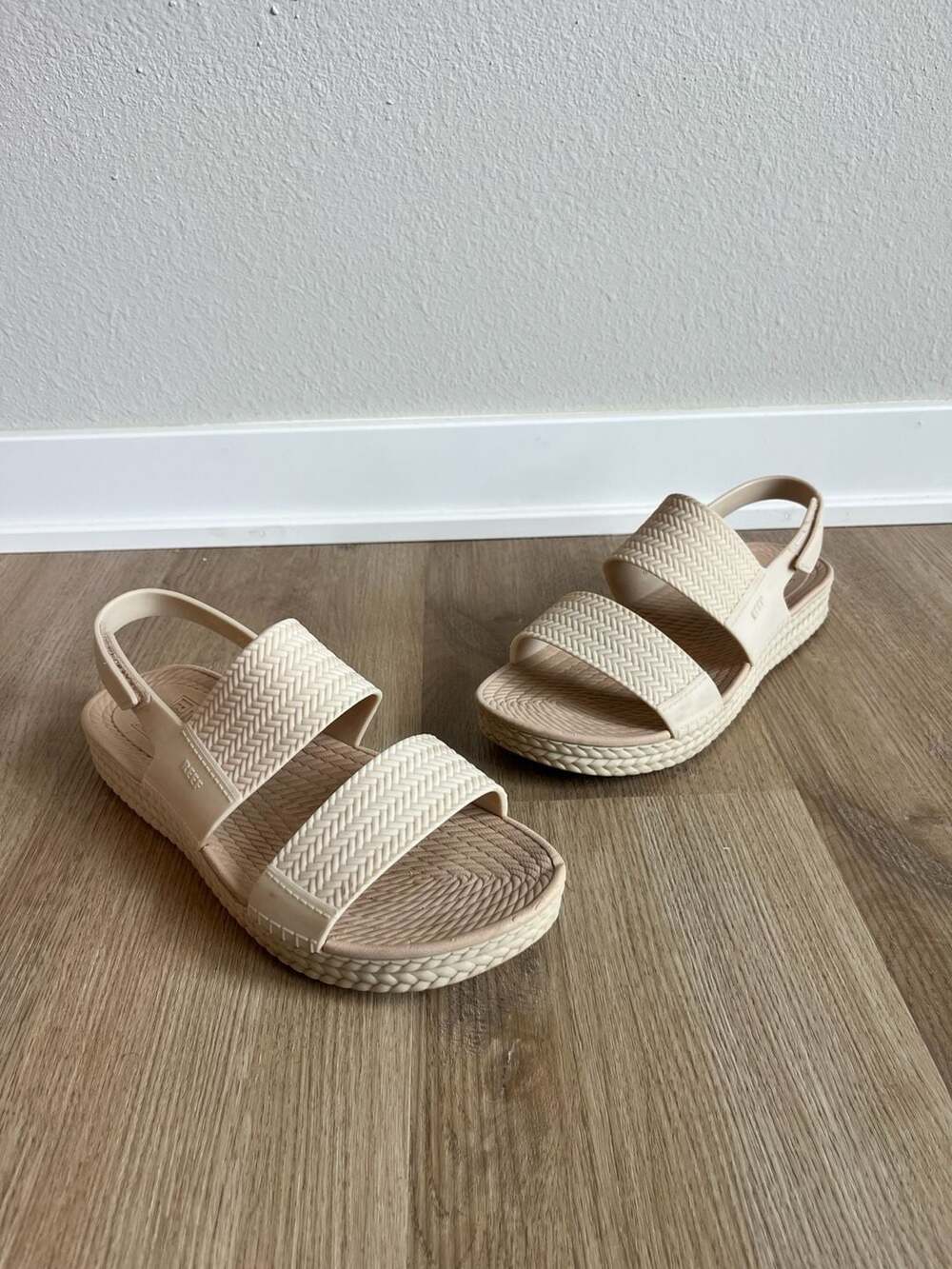 Reef, Water Vista Platform Sandals, Waterproof, Beach, Boho Natural, 9